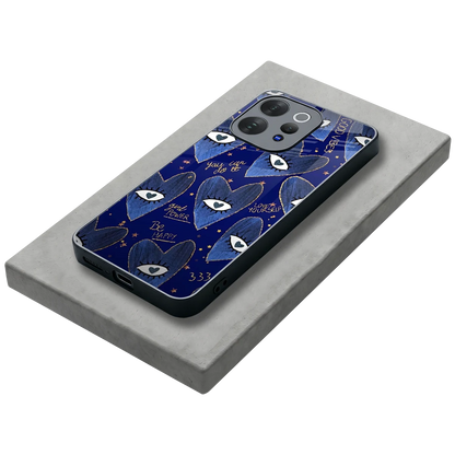 Girl Vision stylish phone case for vivo v70 | glossy glass and slim fit