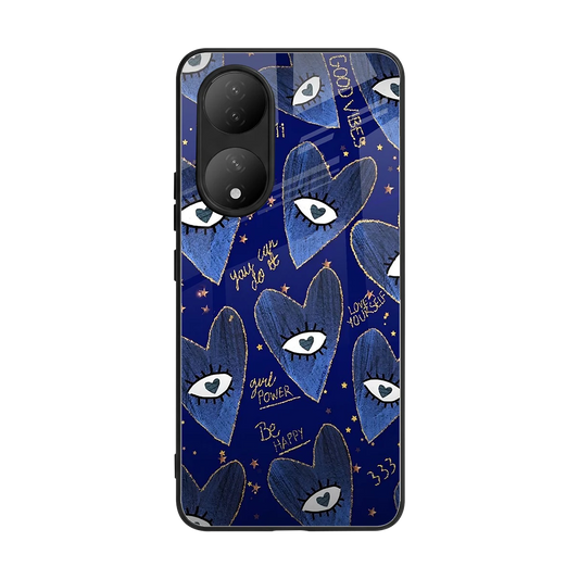 Girl Vision back phone cover | glass case for Vivo-y100