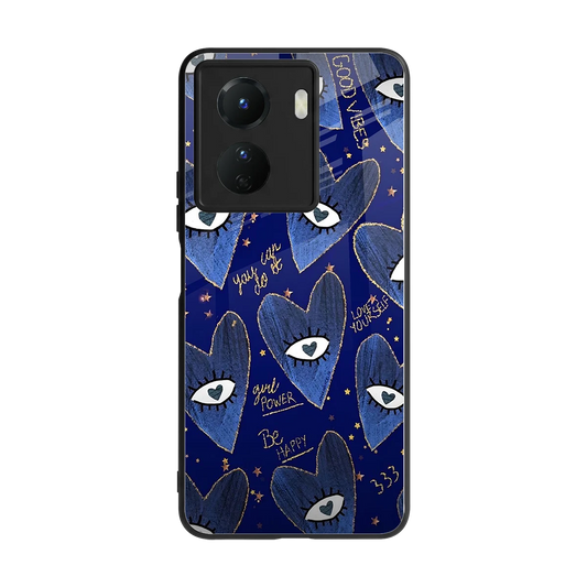 Girl Vision back phone cover | glass case for vivo y16