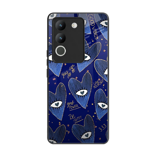 Girl Vision back phone cover | glass case for vivo y200 5g