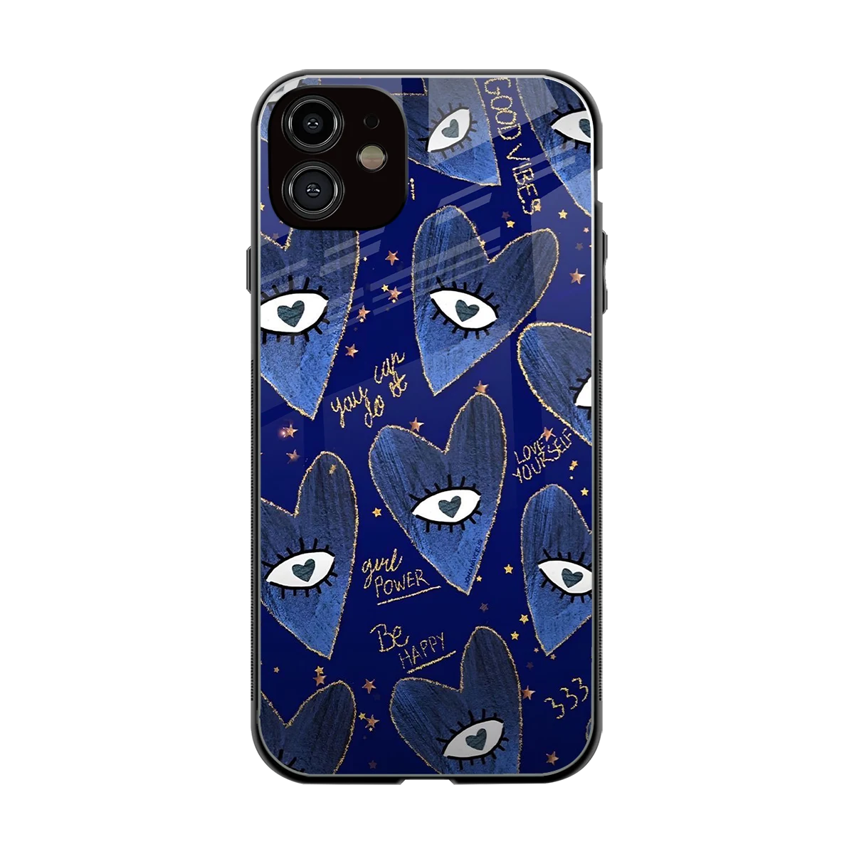Girl Vision back phone cover | glass case for iphone 11