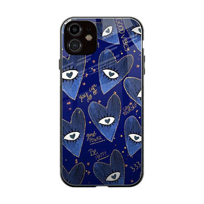 Girl Vision back phone cover | glass case for iphone 11