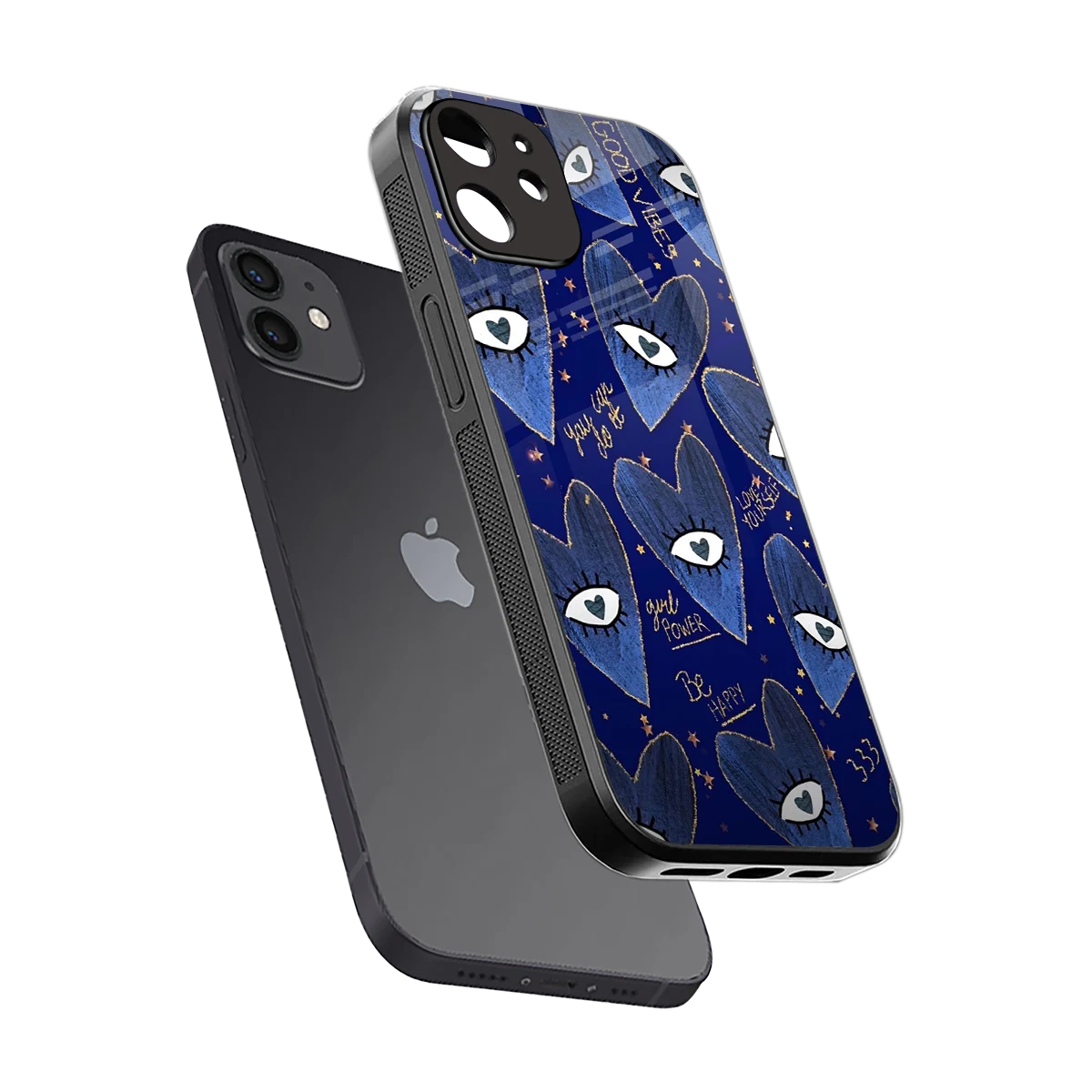 Girl Vision sleek iphone 11 cover with tempered glass back and TPU edges