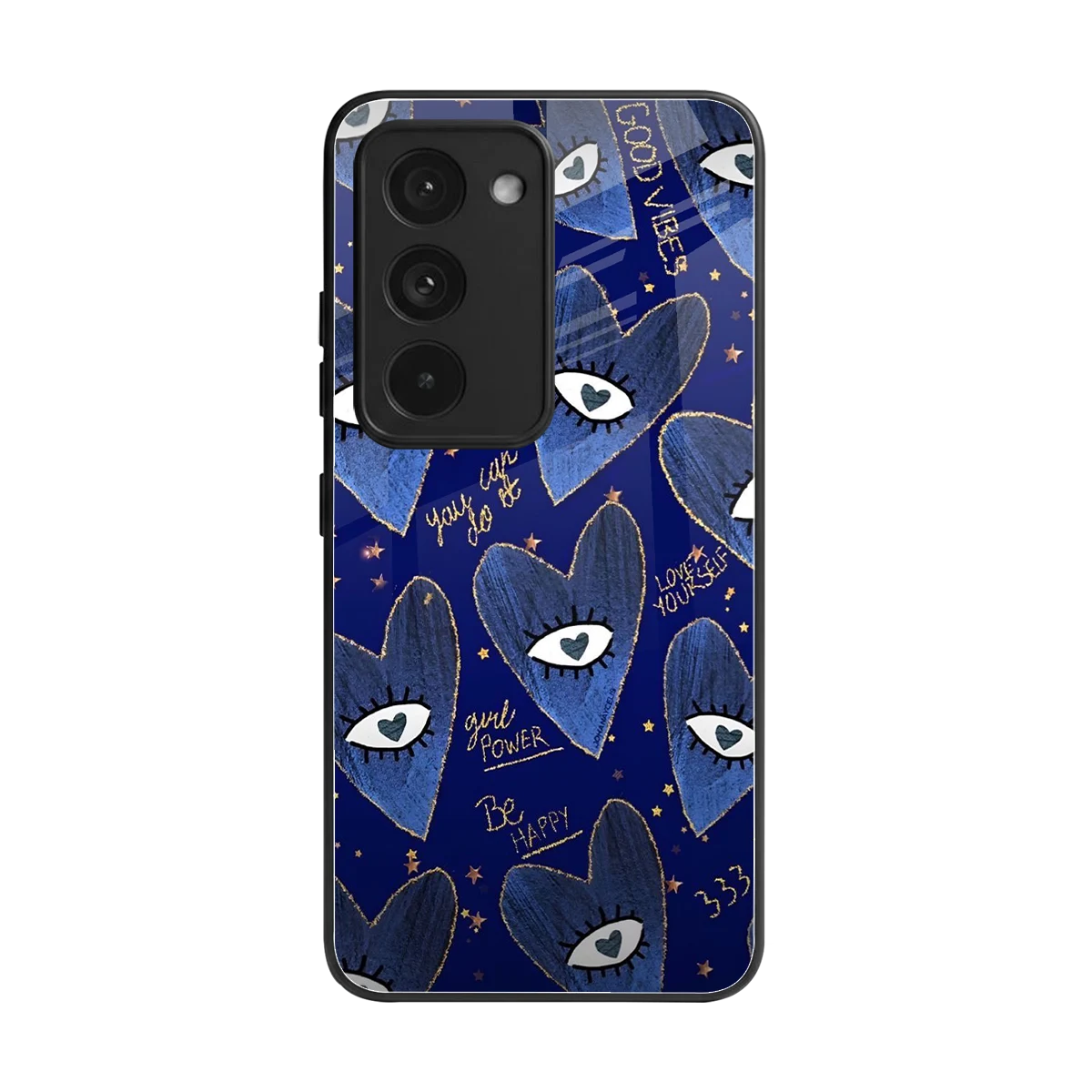 Girl Vision back phone cover | glass case for redmi 15 5g