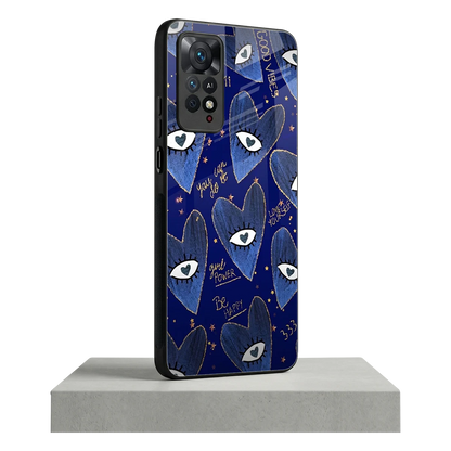 Girl Vision redmi note 11 pro mobile cover | shockproof glass phone case