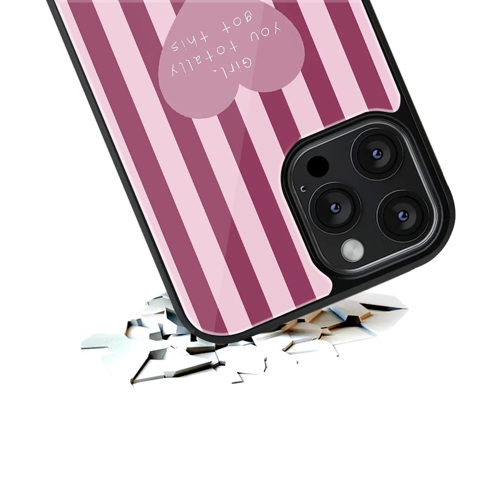 Durable Glass Back Mobile Case for iPhone, Samsung, OnePlus, Google Pixel, Redmi, Vivo, Oppo