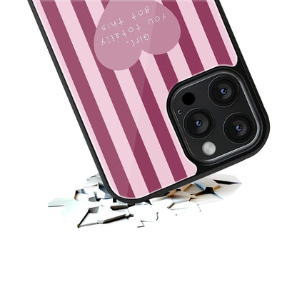 Durable Glass Back Mobile Case for iPhone, Samsung, OnePlus, Google Pixel, Redmi, Vivo, Oppo