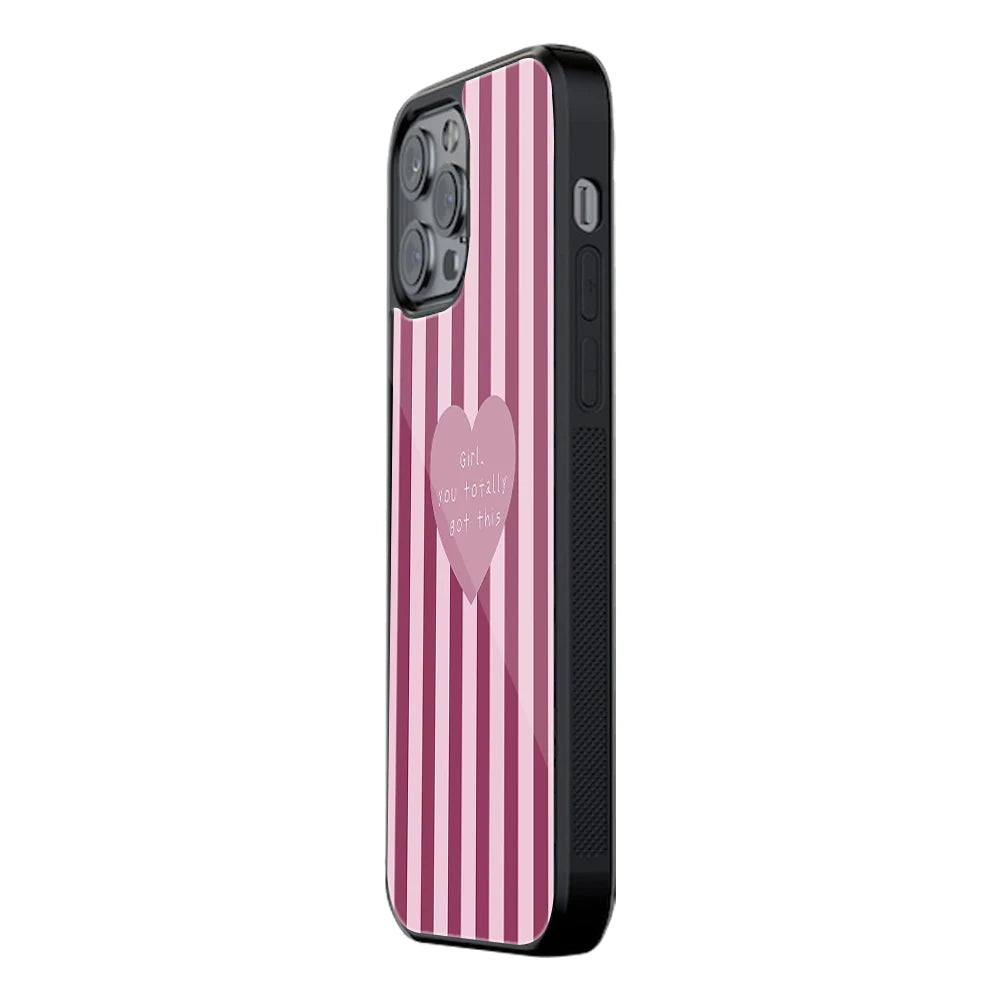 Trendy Glass Back Mobile Case for iPhone, Samsung, Redmi, OnePlus, Google Pixel, Motorola