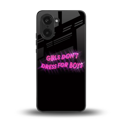 Girls Don't Dress For Boys back phone cover | glass case for oneplus nord ce5 5g