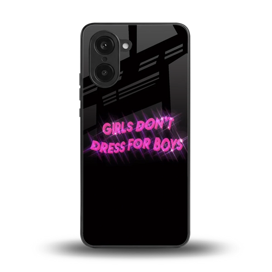 Girls Don't Dress For Boys back phone cover | glass case for oneplus nord ce5 5g