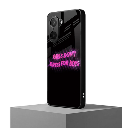 Girls Don't Dress For Boys oneplus nord ce5 5g mobile cover | shockproof glass phone case