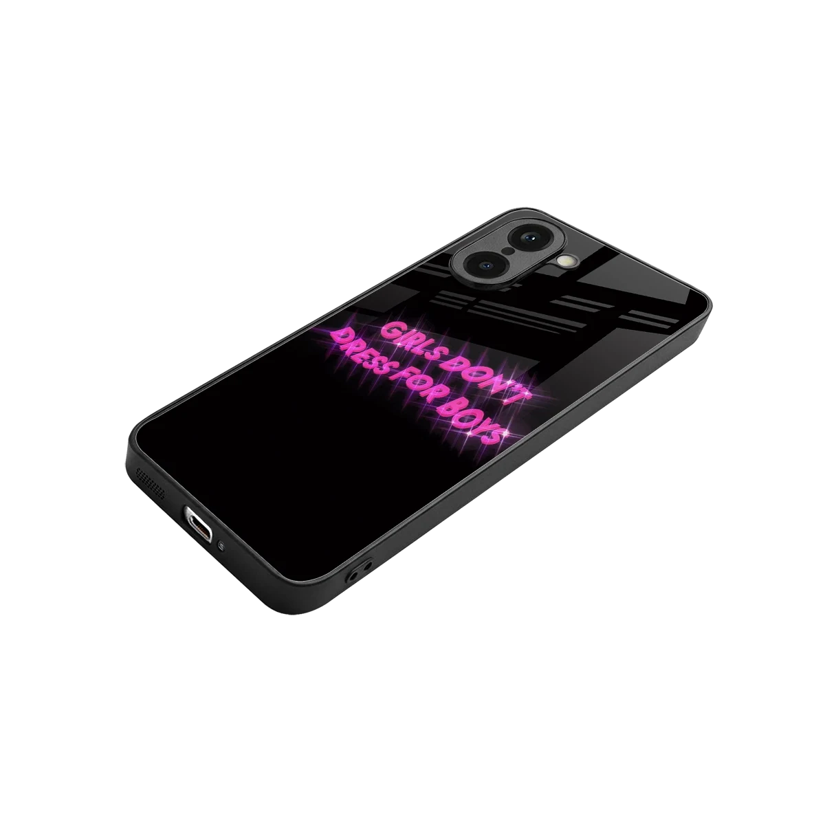 Girls Don't Dress For Boys stylish phone case for oneplus nord ce5 5g | glossy glass and slim fit