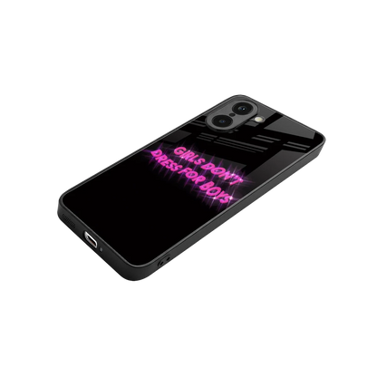 Girls Don't Dress For Boys stylish phone case for oneplus nord ce5 5g | glossy glass and slim fit