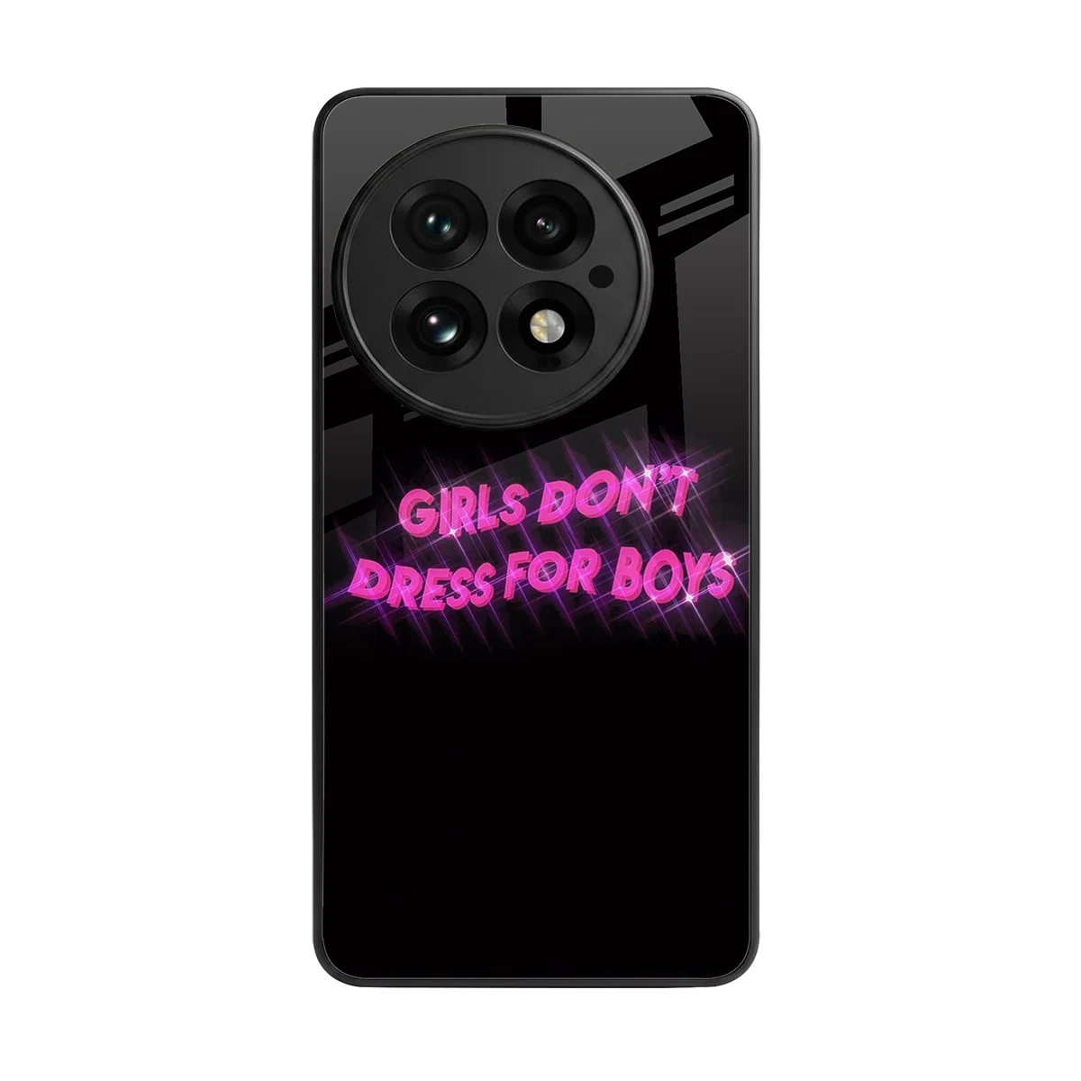 Girls Don't Dress For Boys back phone cover | glass case for oneplus 13