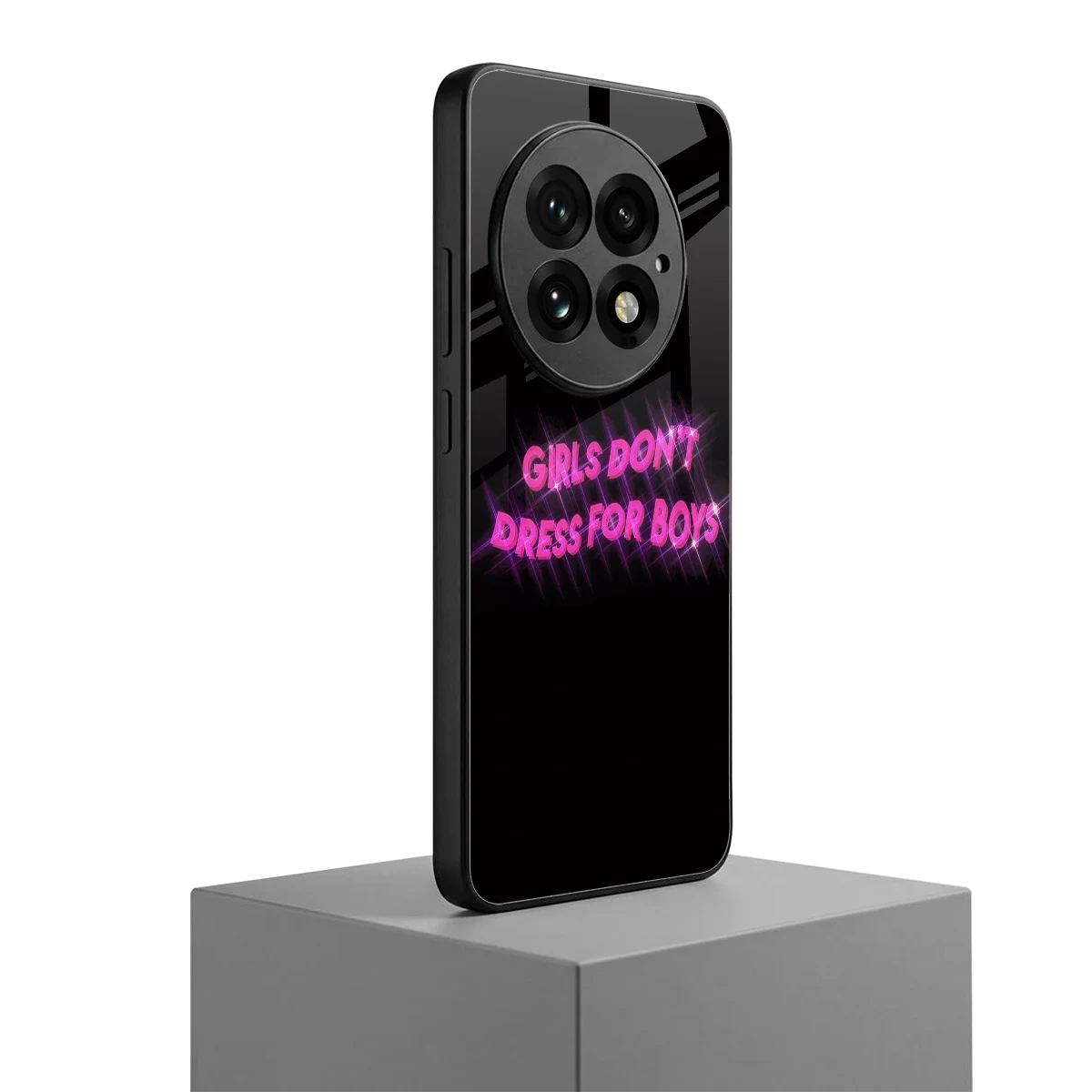 Girls Don't Dress For Boys oneplus 13 mobile cover | shockproof glass phone case