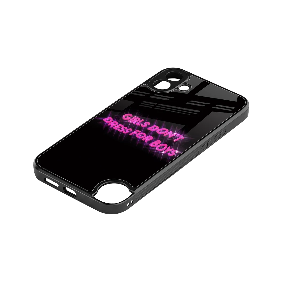Girls Don't Dress For Boys stylish phone case for cmf nothing phone 1 | glossy glass and slim fit