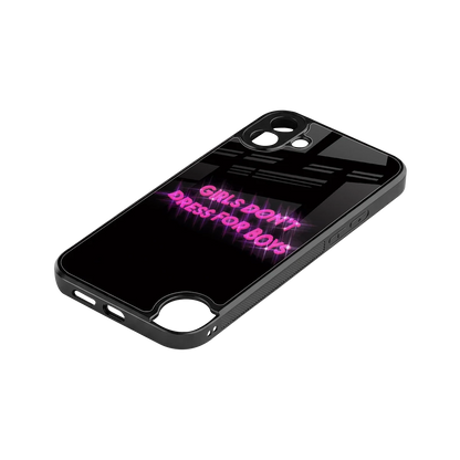Girls Don't Dress For Boys stylish phone case for cmf nothing phone 1 | glossy glass and slim fit