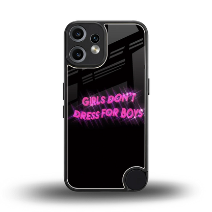 Girls Don't Dress For Boys back phone cover | glass case for cmf nothing phone 2 pro
