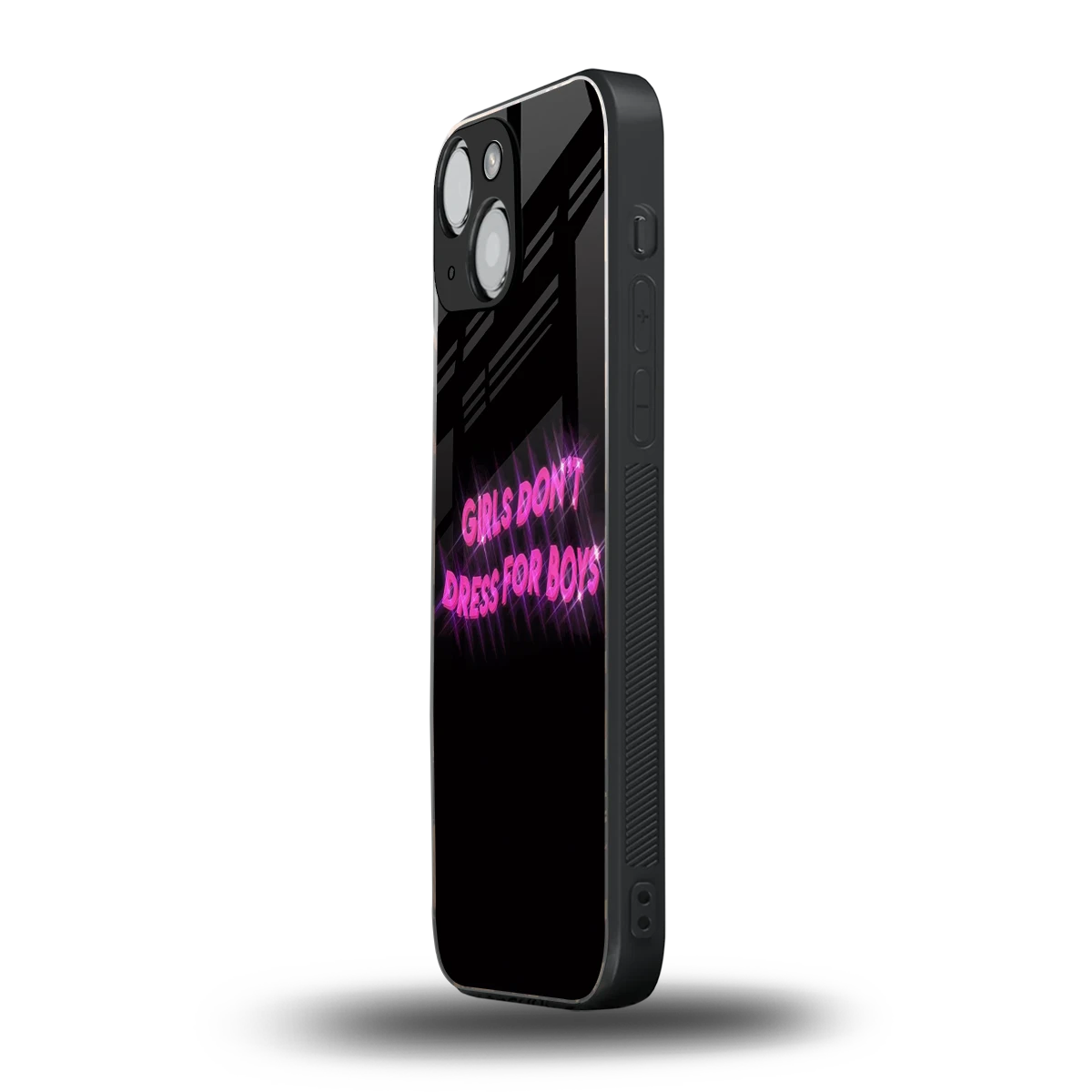Girls Don't Dress For Boys iphone 12 mini mobile cover | shockproof glass phone case