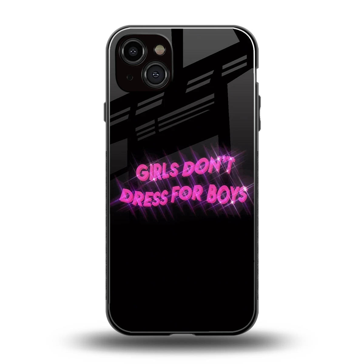 Girls Don't Dress For Boys back phone cover | glass case for iphone 14 plus