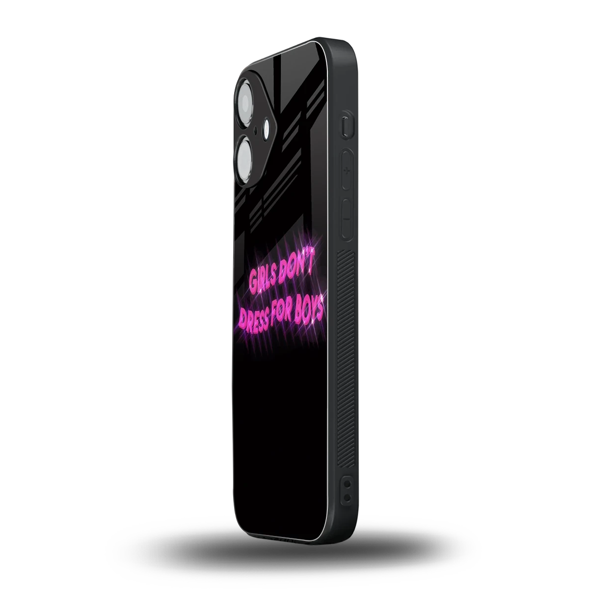 Girls Don't Dress For Boys iPhone 16 mobile cover | shockproof glass phone case