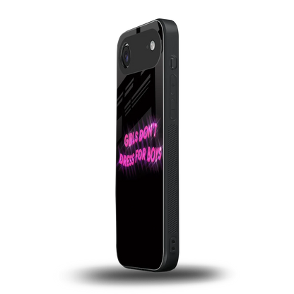 Girls Don't Dress For Boys iphone air mobile cover | shockproof glass phone case