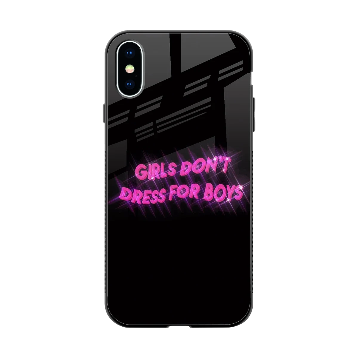 Girls Don't Dress For Boys back phone cover | glass case for iphone x