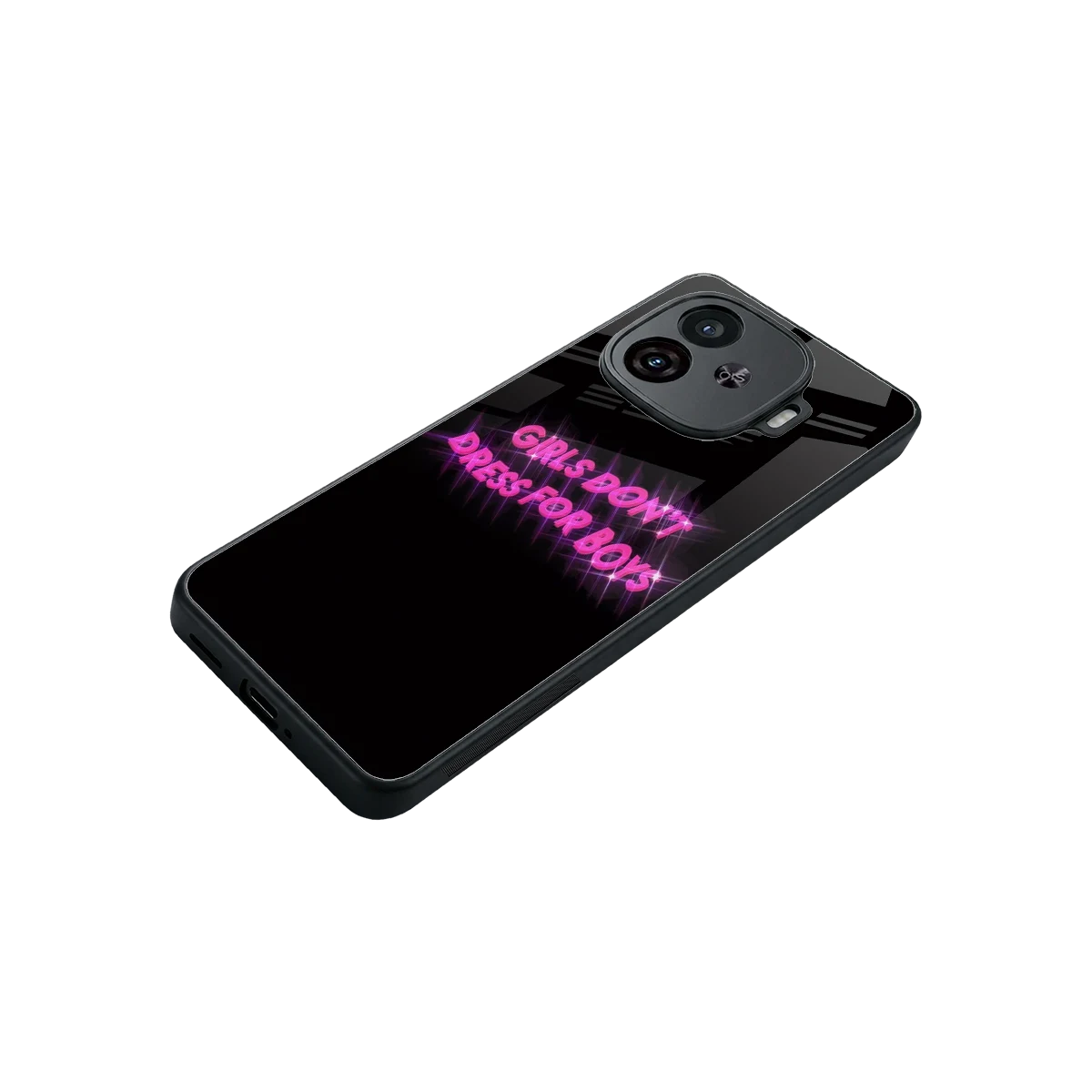 Girls Don't Dress For Boys stylish phone case for iqoo neo 10r 5g | glossy glass and slim fit