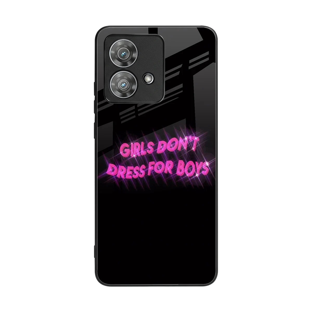 Girls Don't Dress For Boys back phone cover | glass case for motorola edge 40 neo 5g