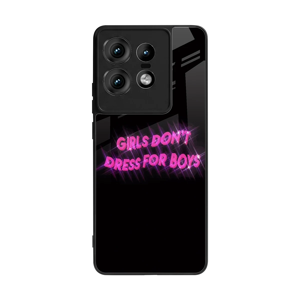 Girls Don't Dress For Boys back phone cover | glass case for motorola edge 50 pro