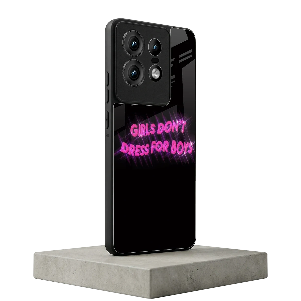 Girls Don't Dress For Boys motorola edge 50 pro mobile cover | shockproof glass phone case