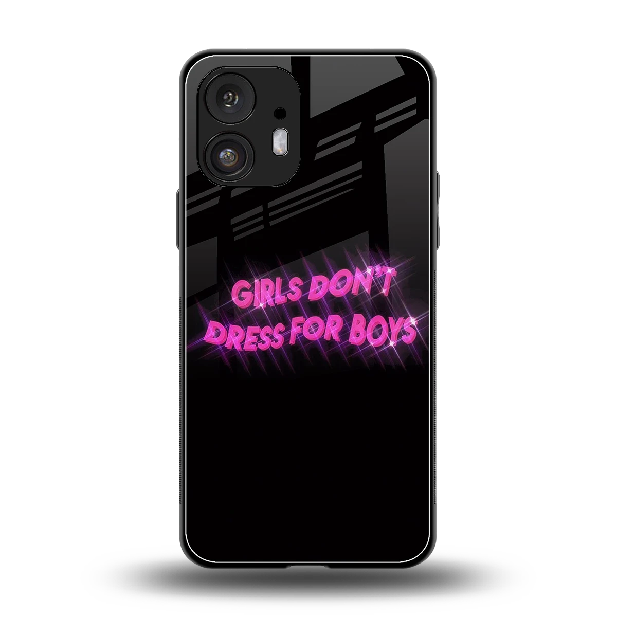 Girls Don't Dress For Boys back phone cover | glass case for nothing phone 2