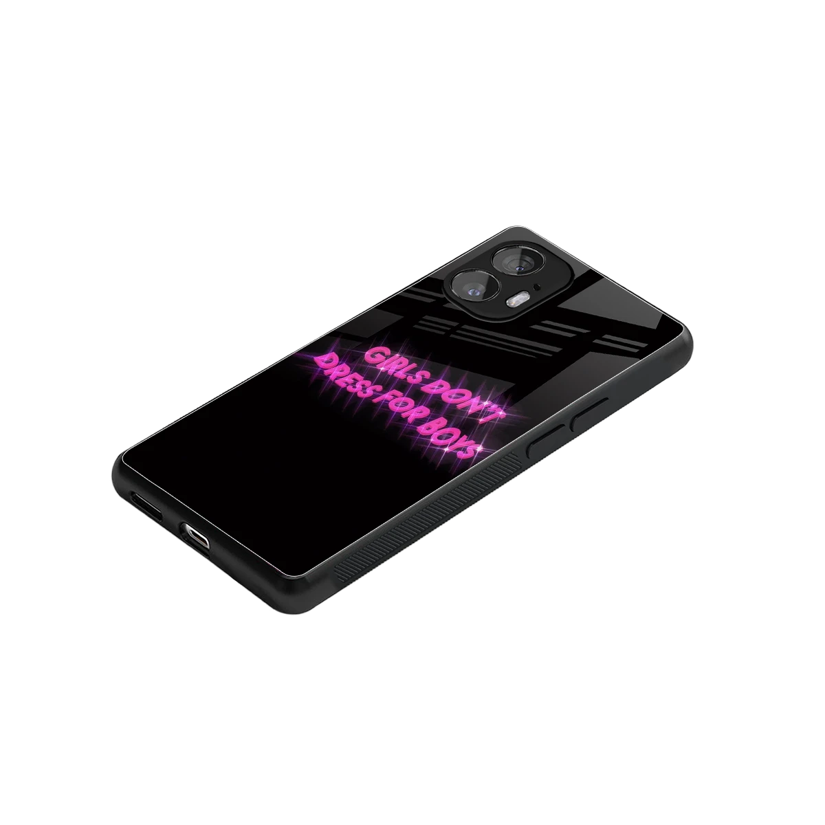 Girls Don't Dress For Boys stylish phone case for nothing phone 2 | glossy glass and slim fit