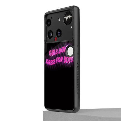 Girls Don't Dress For Boys nothing phone 3 mobile cover | shockproof glass phone case