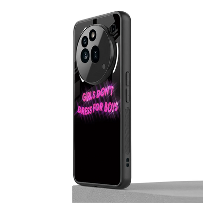 Girls Don't Dress For Boys nothing phone 3a pro mobile cover | shockproof glass phone case