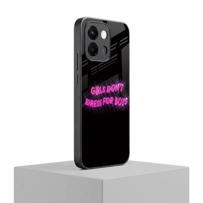 Girls Don't Dress For Boys oneplus 13s mobile cover | shockproof glass phone case
