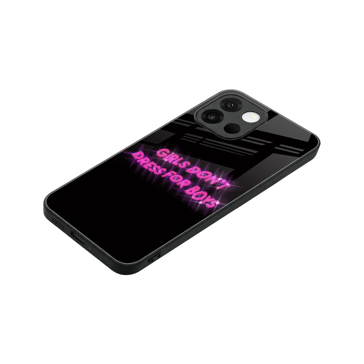 Girls Don't Dress For Boys stylish phone case for oneplus 13s | glossy glass and slim fit