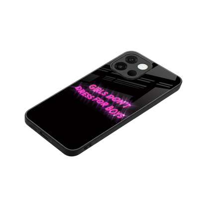 Girls Don't Dress For Boys stylish phone case for oneplus 13s | glossy glass and slim fit