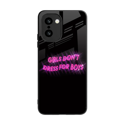 Girls Don't Dress For Boys back phone cover | glass case for oneplus 15r
