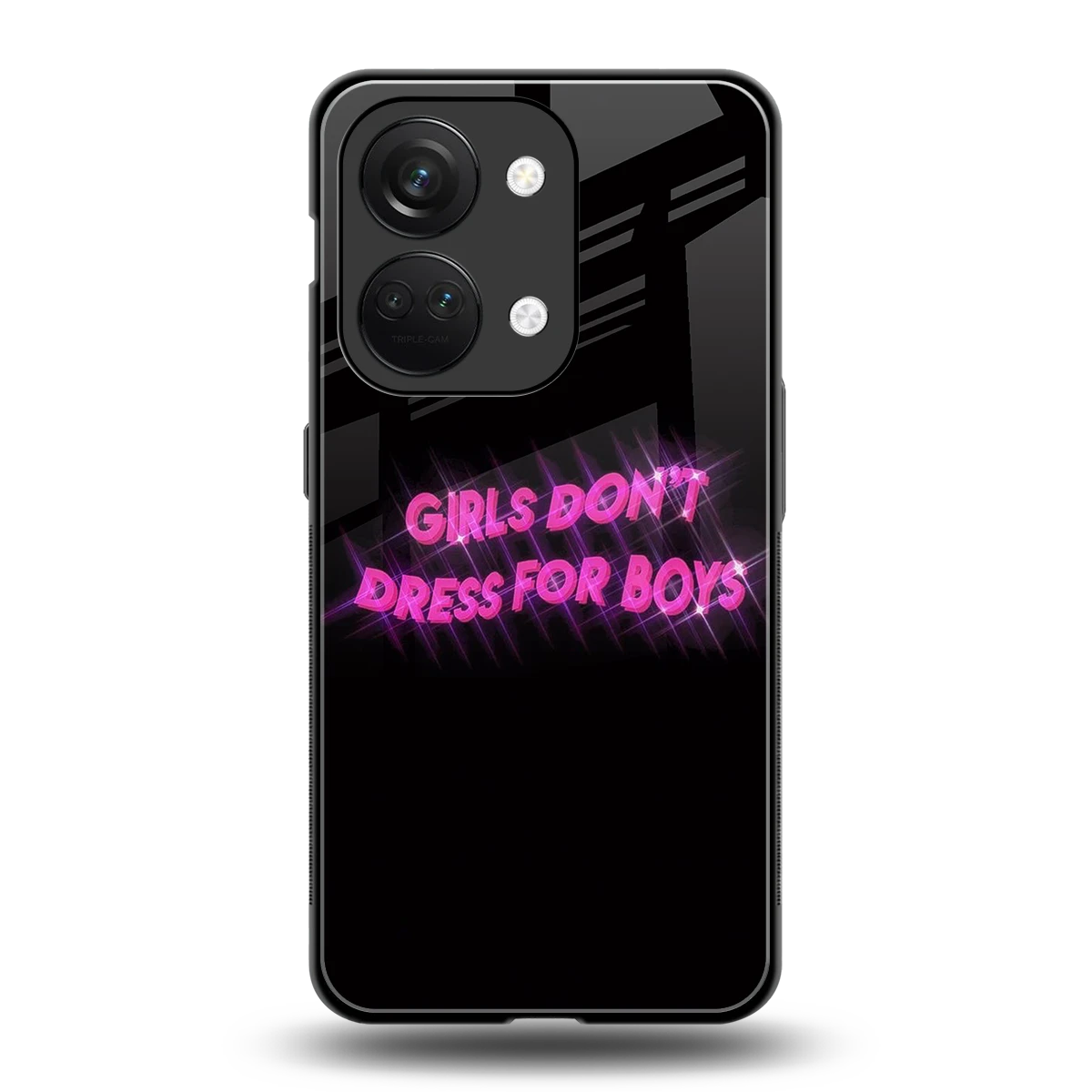 Girls Don't Dress For Boys back phone cover | glass case for oneplus nord 3