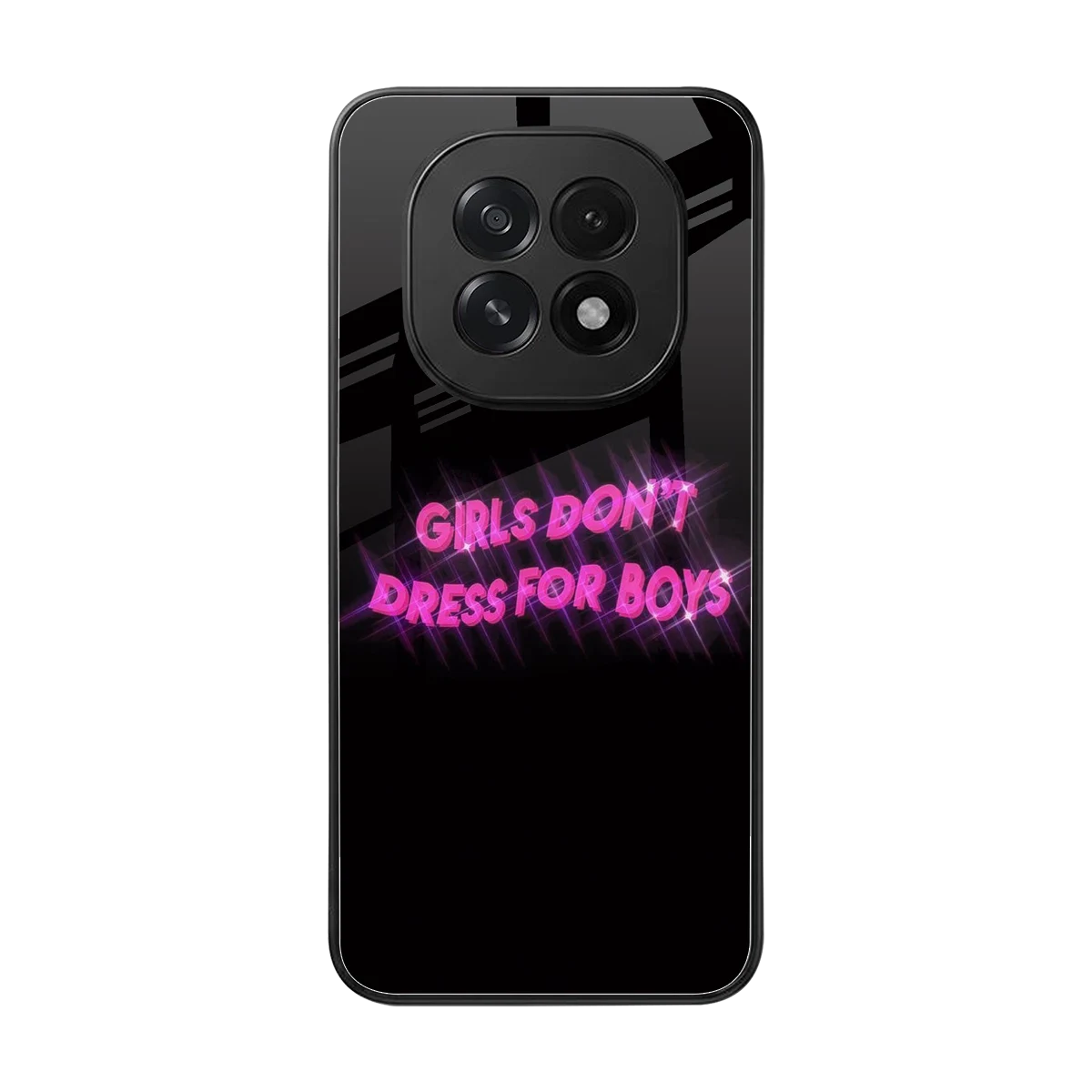 Girls Don't Dress For Boys back phone cover | glass case for oppo f29 5g