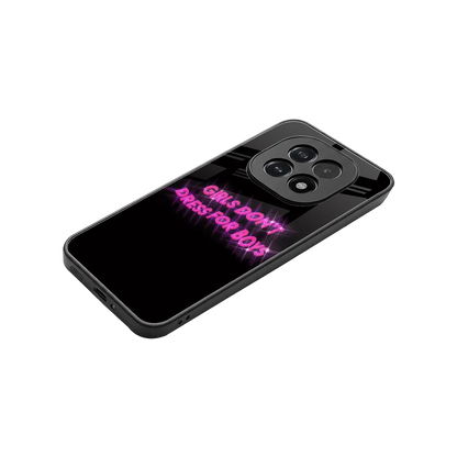 Girls Don't Dress For Boys stylish phone case for oppo f29 5g | glossy glass and slim fit