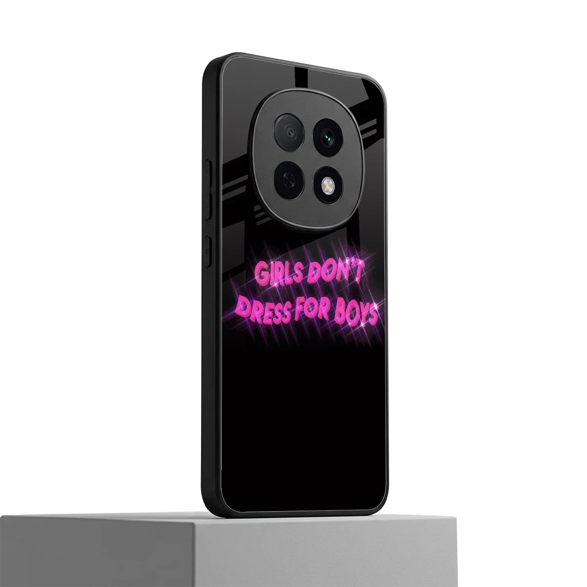 Girls Don't Dress For Boys oppo f29 pro 5g mobile cover | shockproof glass phone case
