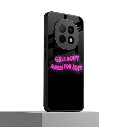 Girls Don't Dress For Boys oppo f29 pro 5g mobile cover | shockproof glass phone case