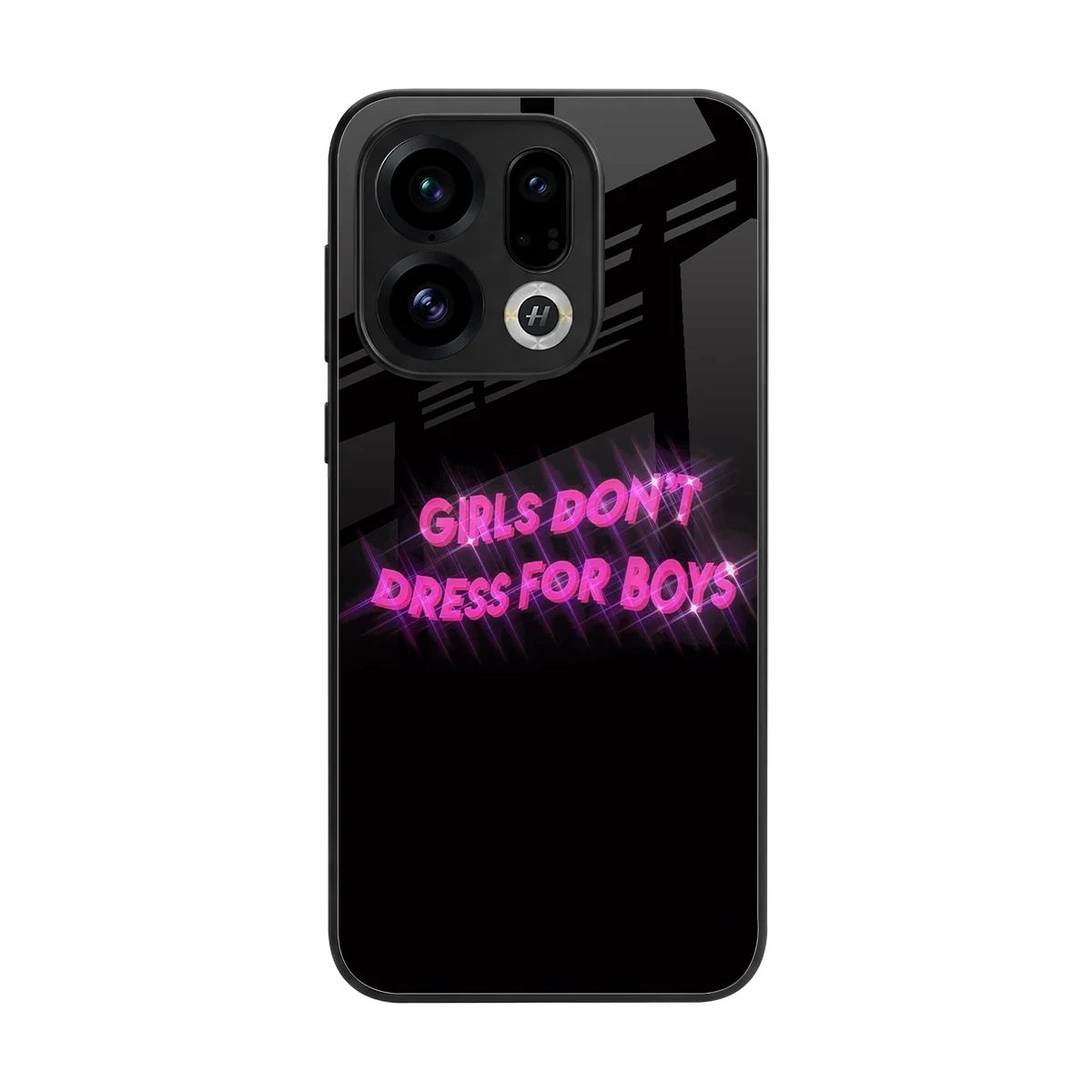 Girls Don't Dress For Boys back phone cover | glass case for oppo find x9