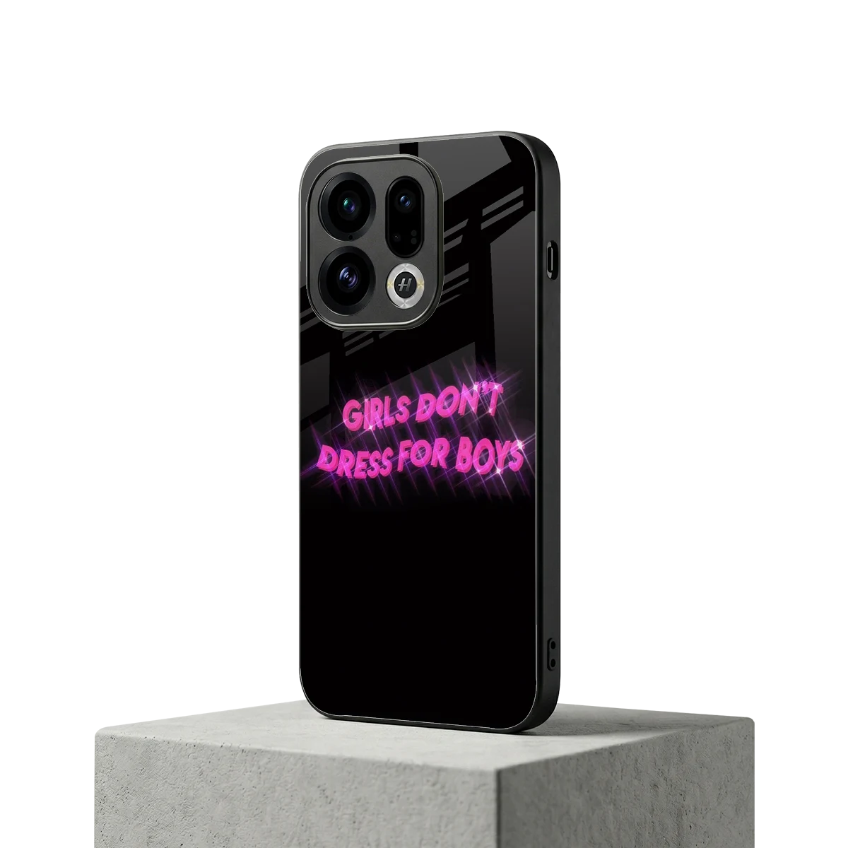 Girls Don't Dress For Boys oppo find x9 mobile cover | shockproof glass phone case