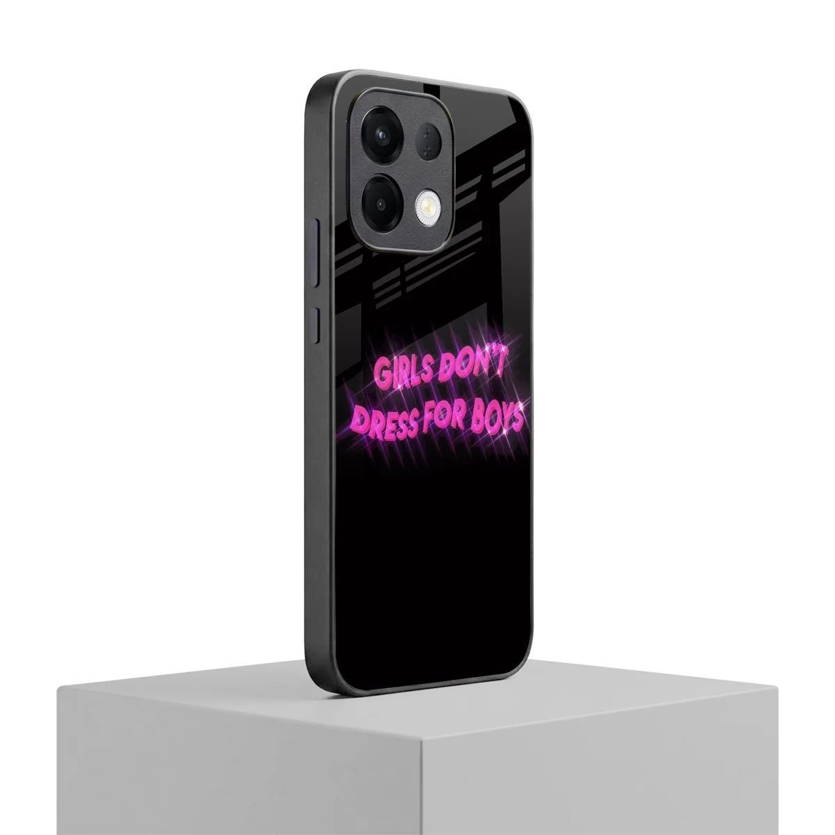 Girls Don't Dress For Boys oppo k13 5g mobile cover | shockproof glass phone case