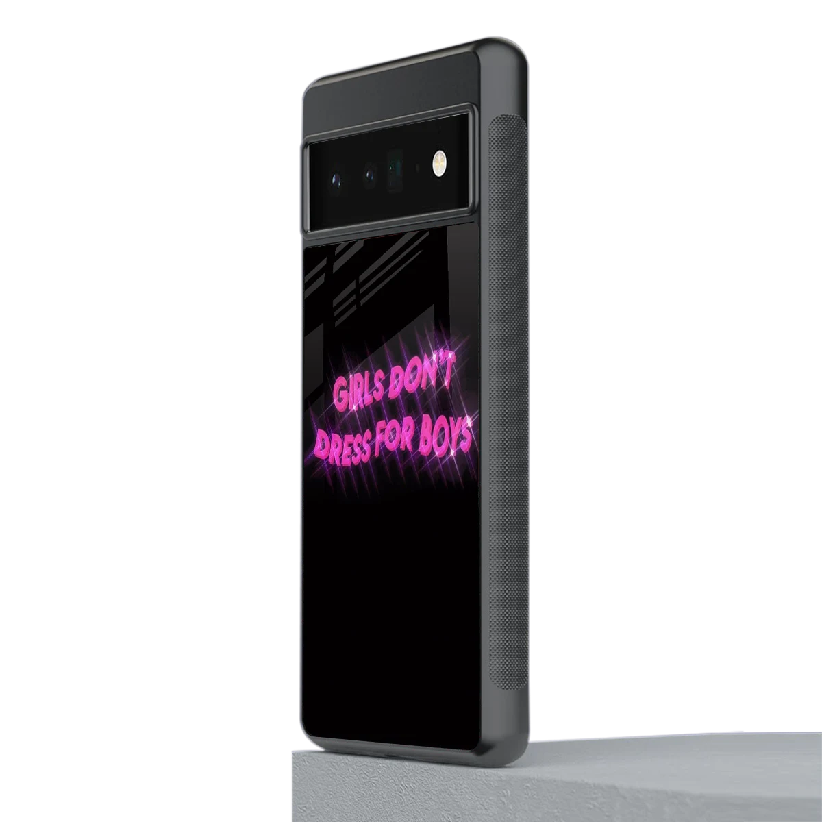 Girls Don't Dress For Boys stylish phone case for google pixel 6 pro | glossy glass and slim fit