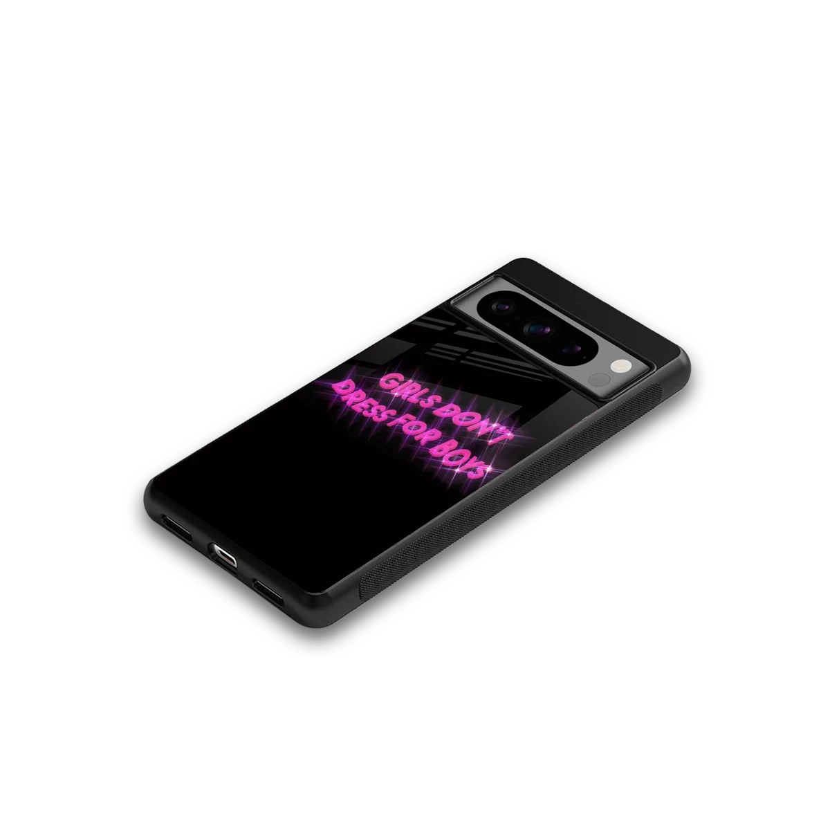 Girls Don't Dress For Boys google pixel 8 pro mobile cover | shockproof glass phone case