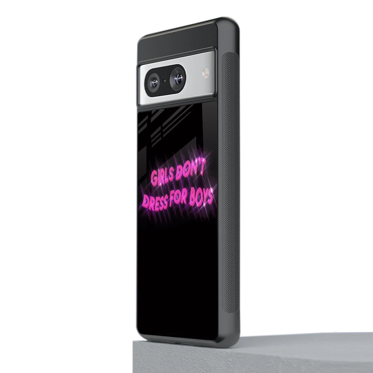 Girls Don't Dress For Boys stylish phone case for google pixel 8 | glossy glass and slim fit